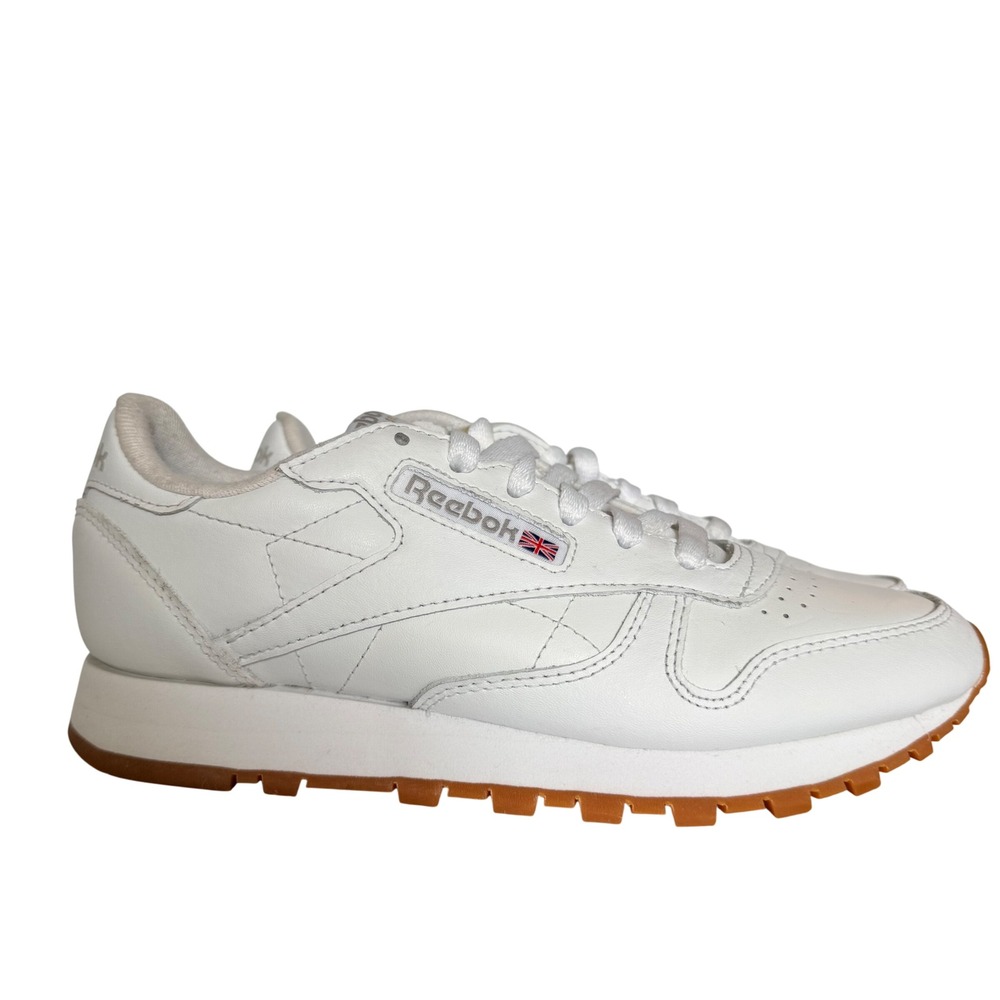 Reebok Classic Leather White Gum Sole Women Sneakers GY0956 Size 6 Retro Sporty